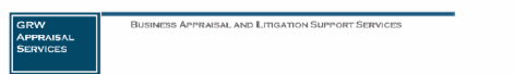 GRW Appraisal Services — Business Appraisal and Litigation Support Services