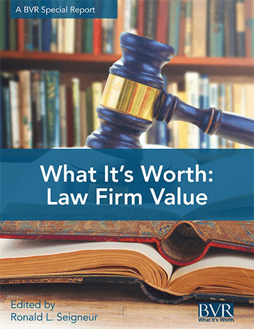 What It's Worth: Law Firm Value special report cover